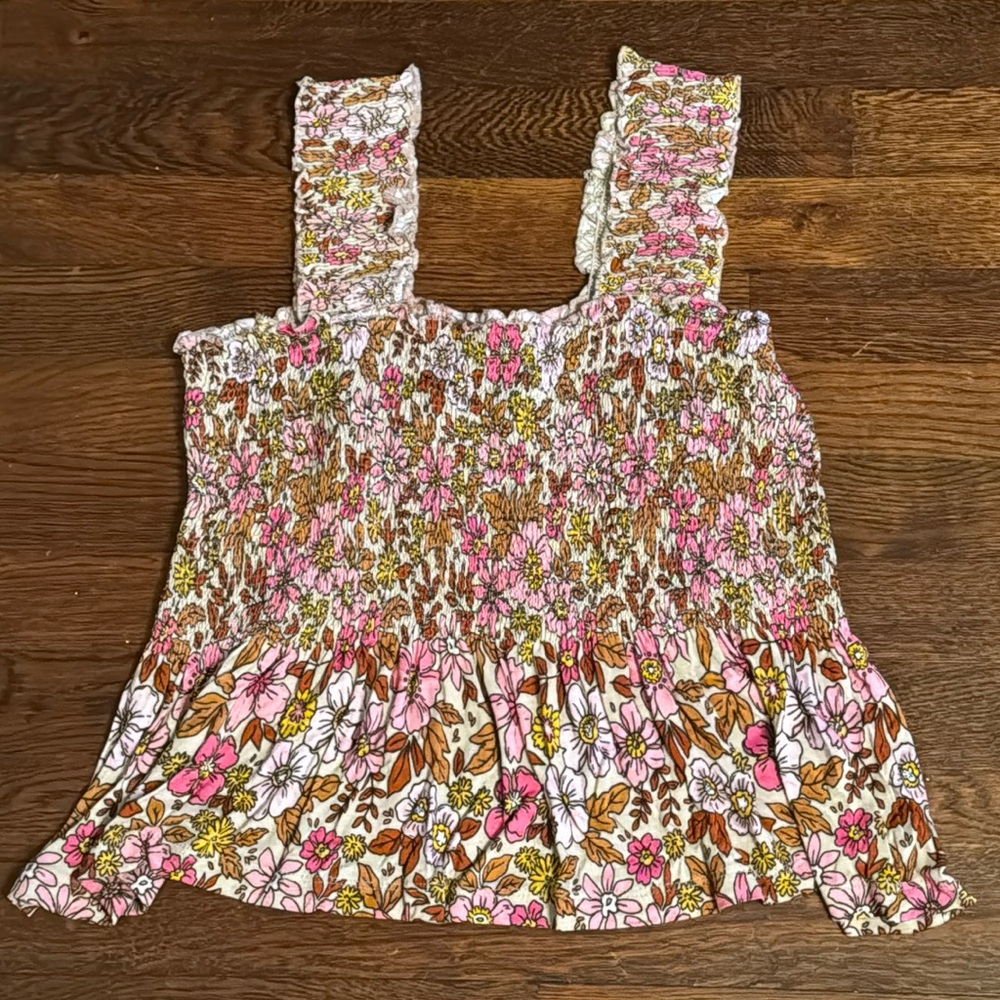 Anthropology babydoll tank- Brand is Conditions Apply. Size petite M
